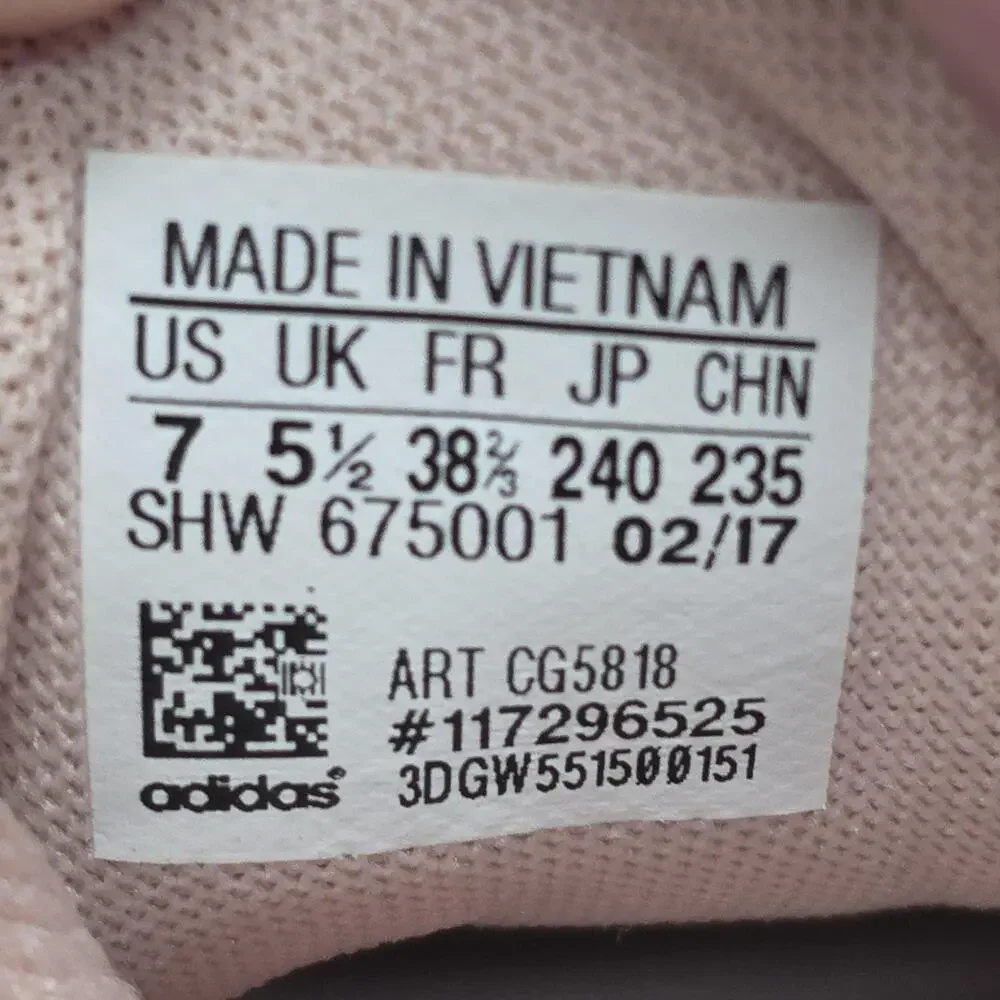 Adidas Courtset CG5818 Pink Womens Size 7